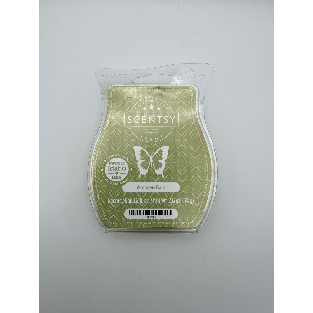Scentsy Amazon Rain Bar Wax Melt Authentic Home Fragrance